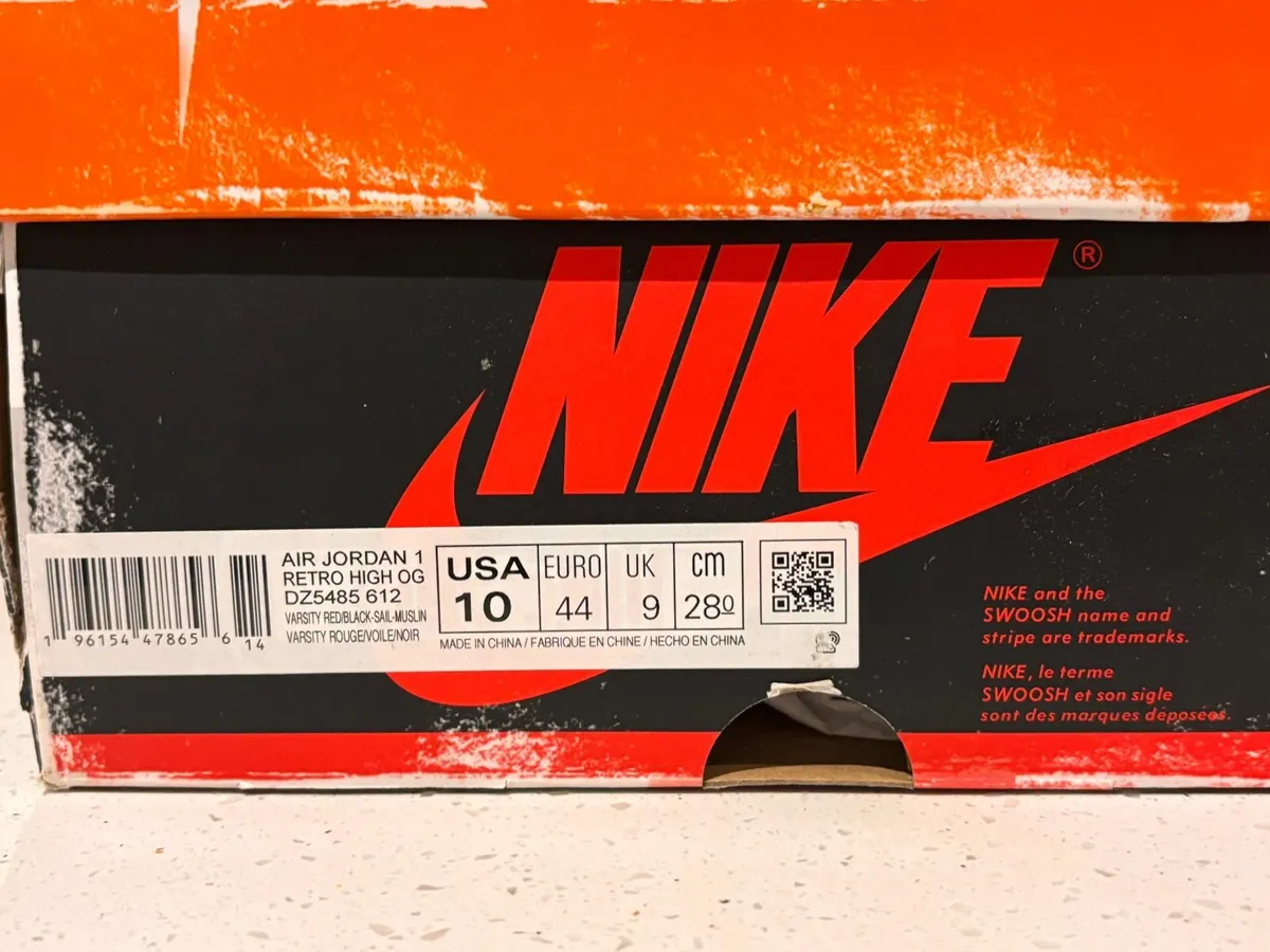 Nike Air Jordan 1 Retro | Lost And Found | UK9 - Image 3