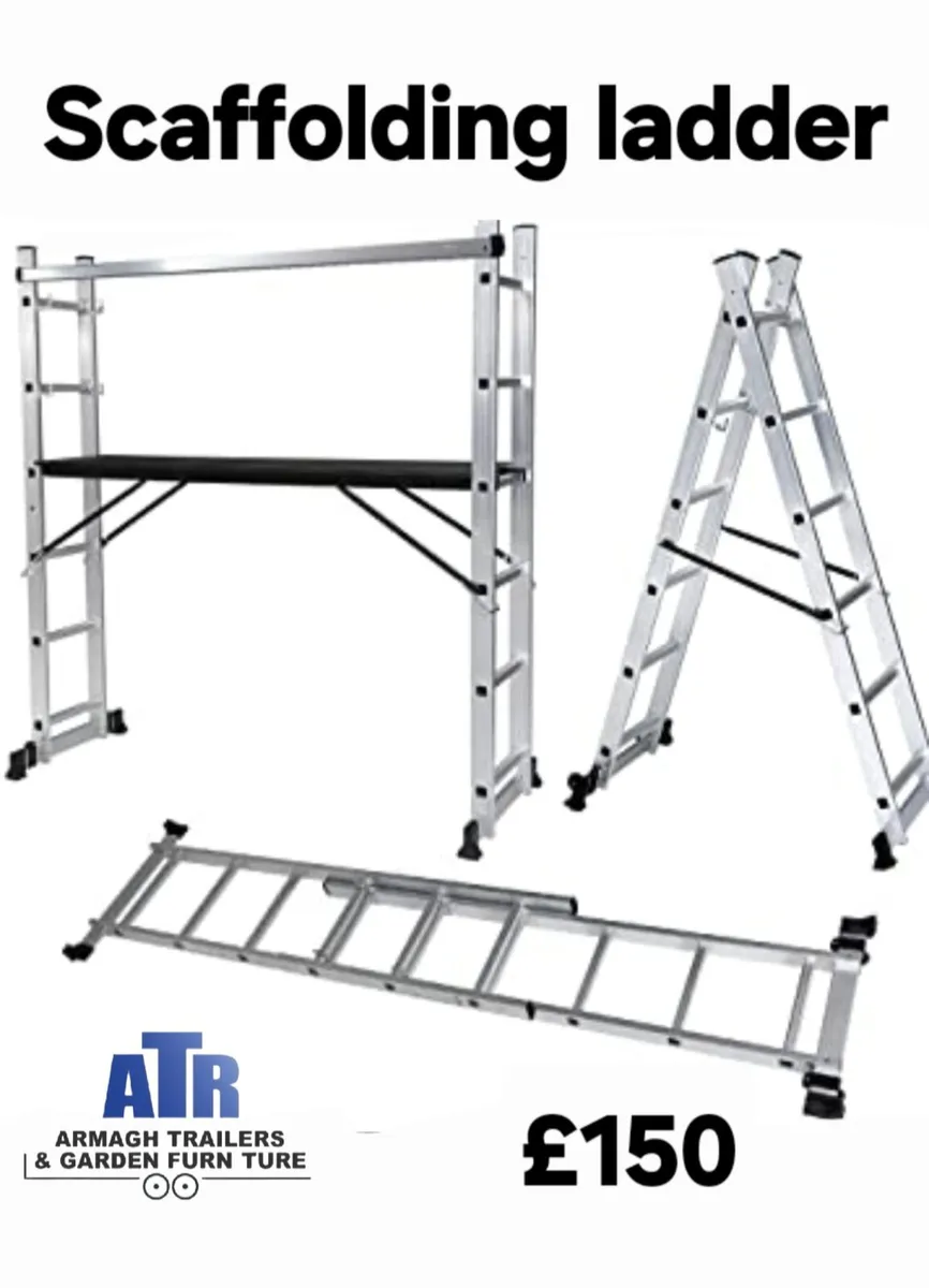 Aluminium step & platform ladder scaffolding - Image 2