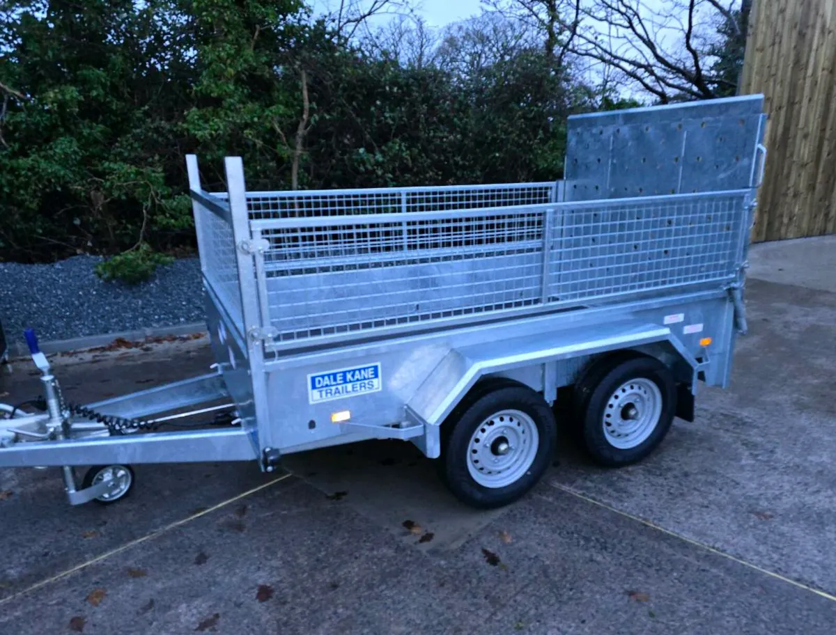 New Dale kane 8x5ft twin axle car trailer meshside - Image 3