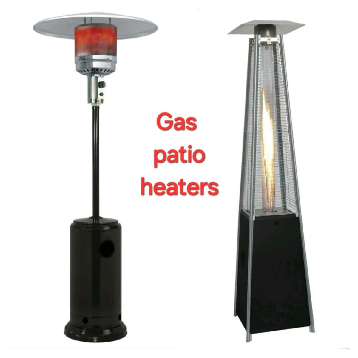 Tall gas patio heater ½ price to clear - Image 4