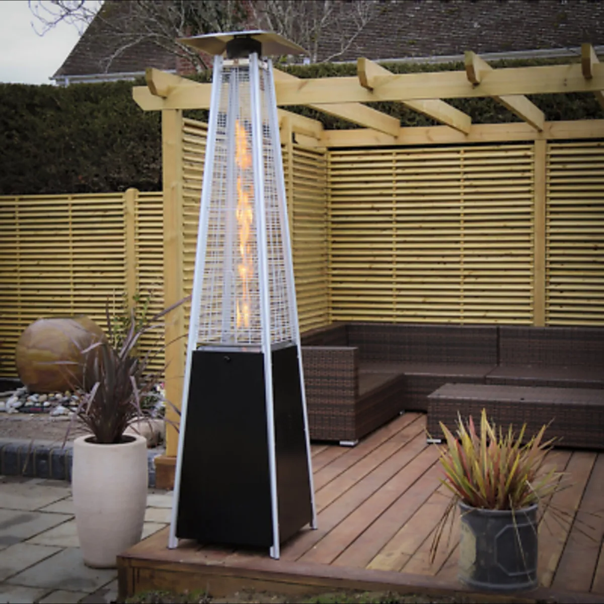 ½ price on this pyramid gas patio heater - Image 3