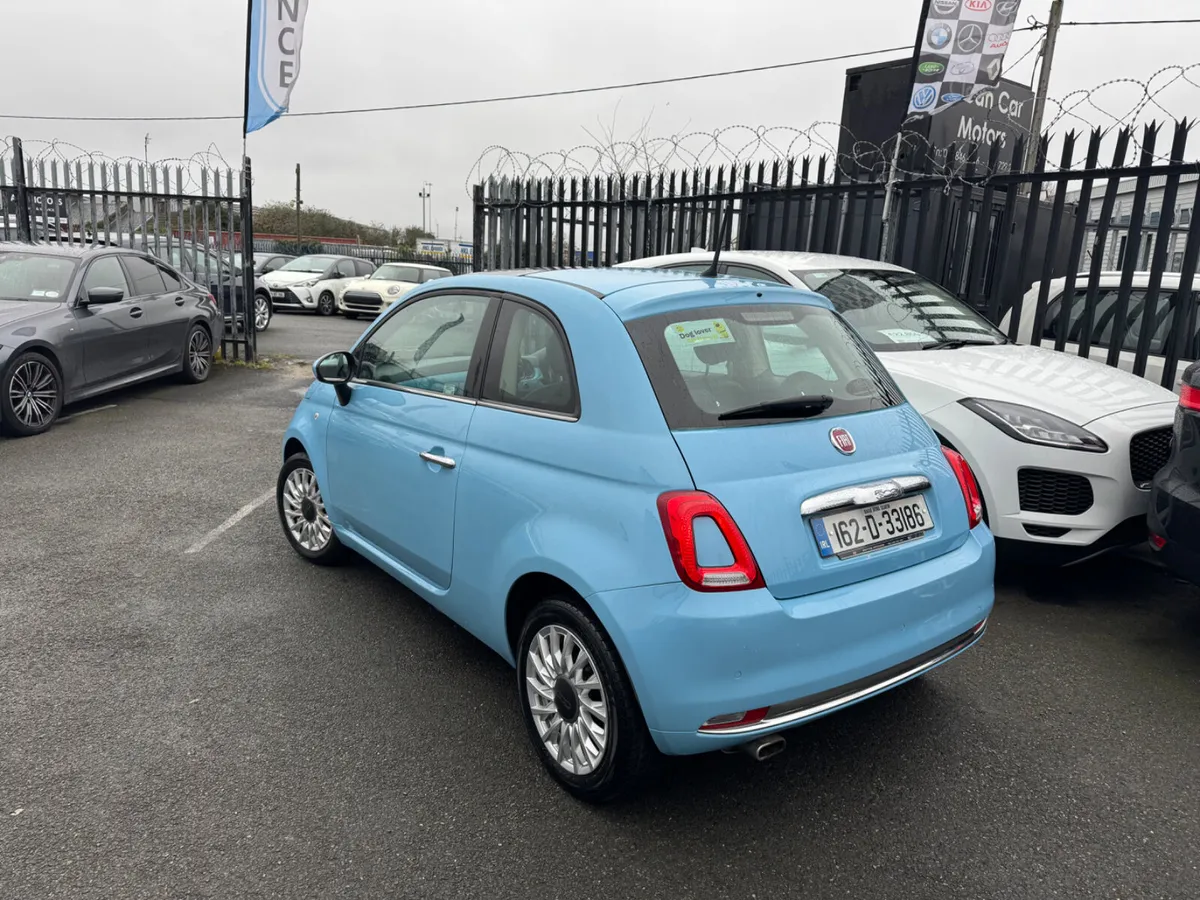 16 Fiat 500 1.2 Lounge Glass Roof - Image 2