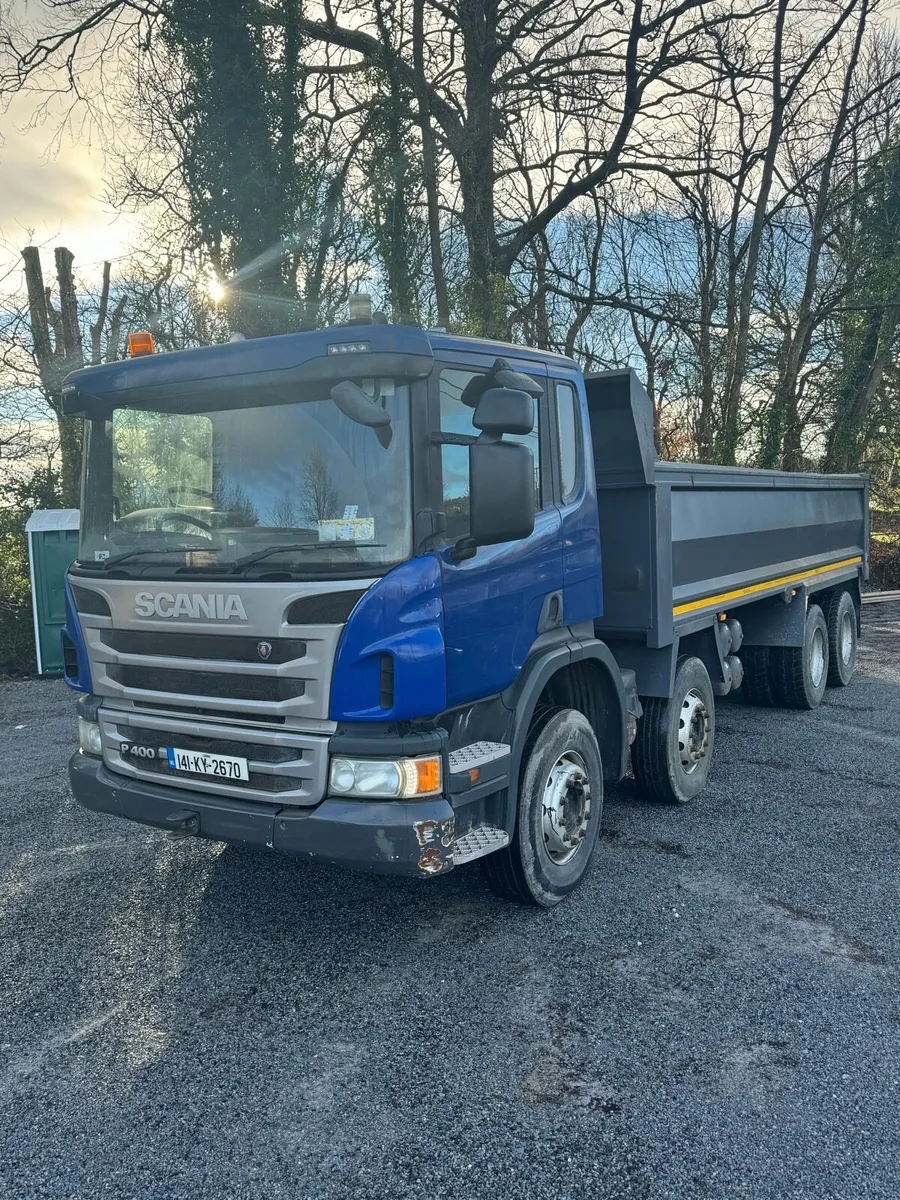 2014 scania p400 tipper - Image 1