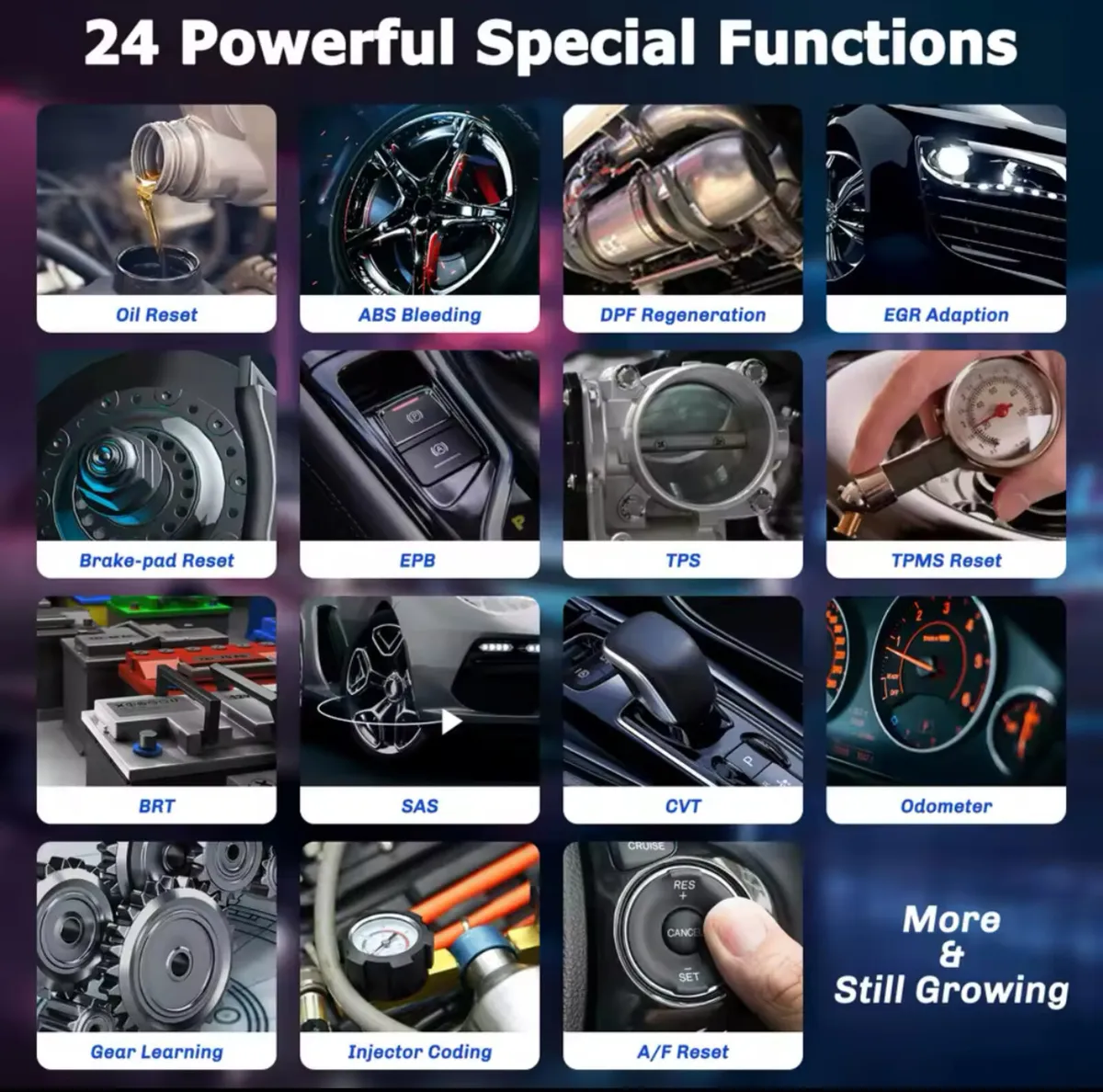 Foxwell GT60 OBD2 Bluetooth Scanner Full System - Image 4