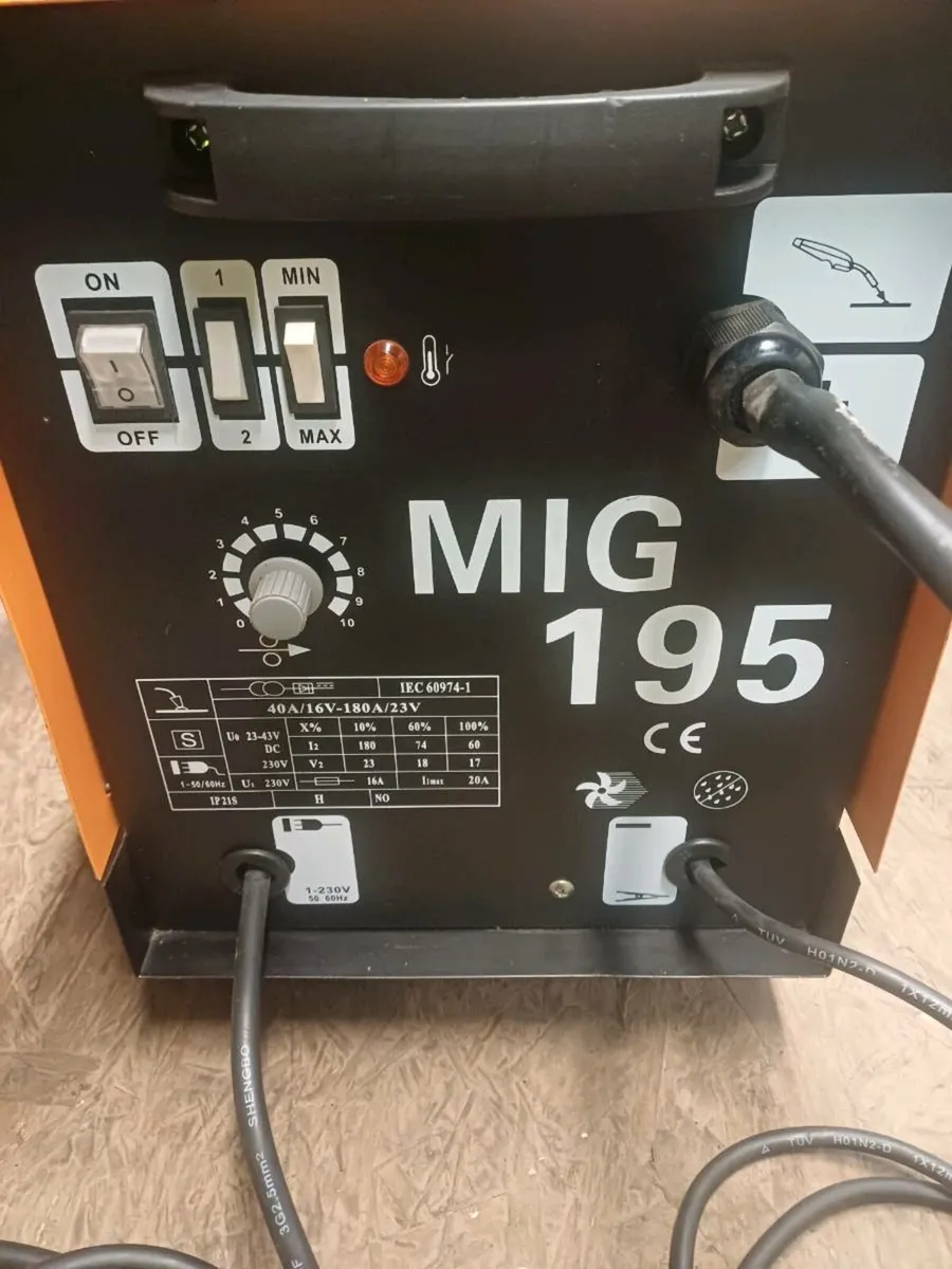 New Portable MIG 195 Welder 180A - Image 3