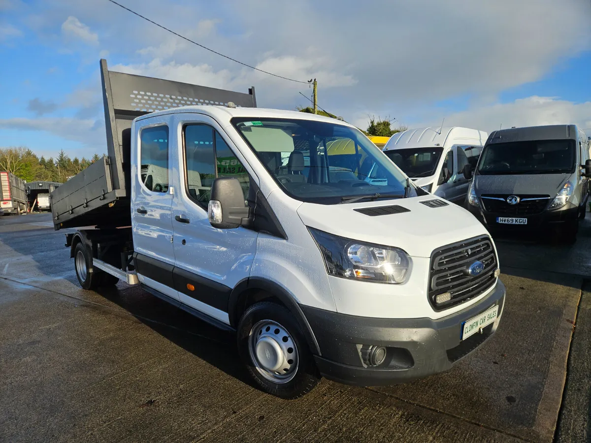 2017 FORD TRANSIT CREW CAB 7 SEATER TIPPER 2.0L 13 - Image 3