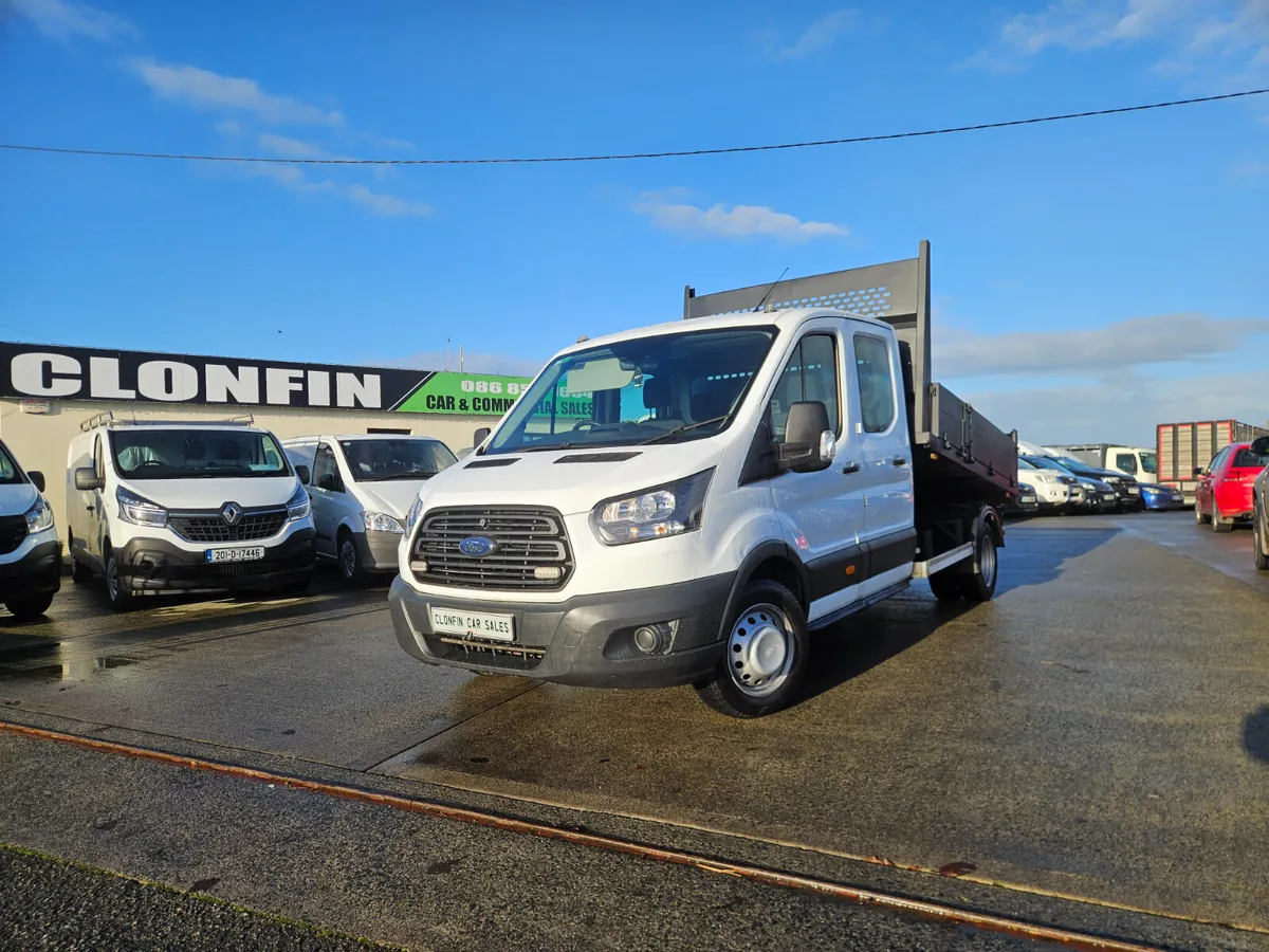 2017 FORD TRANSIT CREW CAB 7 SEATER TIPPER 2.0L 13 - Image 1