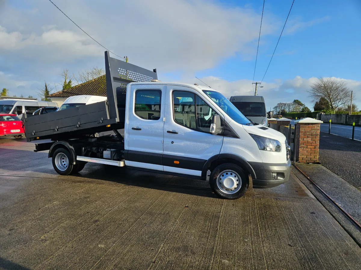 2017 FORD TRANSIT CREW CAB 7 SEATER TIPPER 2.0L 13 - Image 2