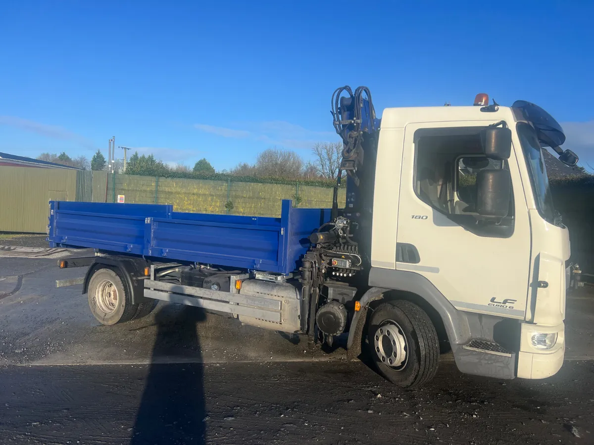 2016 Daf LF180 12Ton tipper crane - Image 4