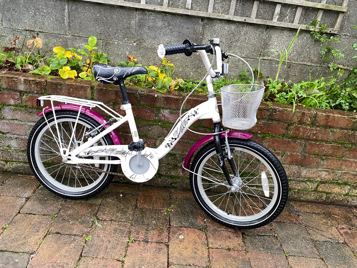 Lovely girls bike size 18 with basket working 100 for sale in Co. Dublin for 55 on DoneDeal
