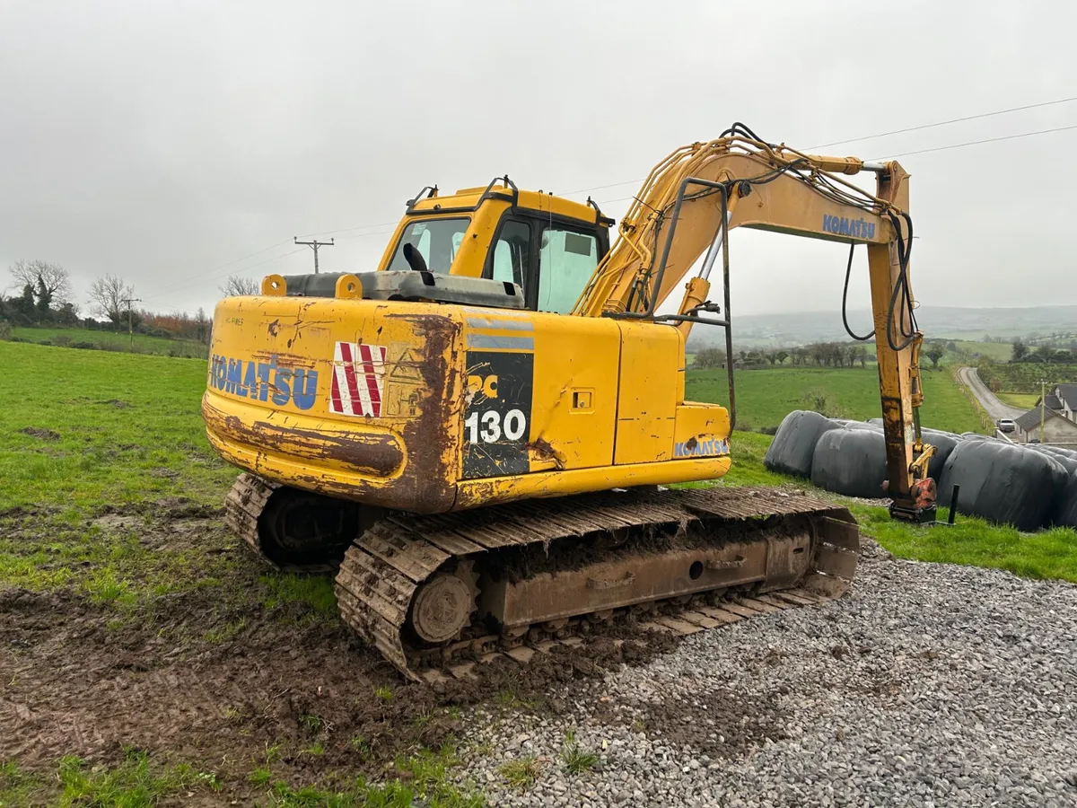 Komatsu PC 130-6K C/W Bale Handler - Image 3