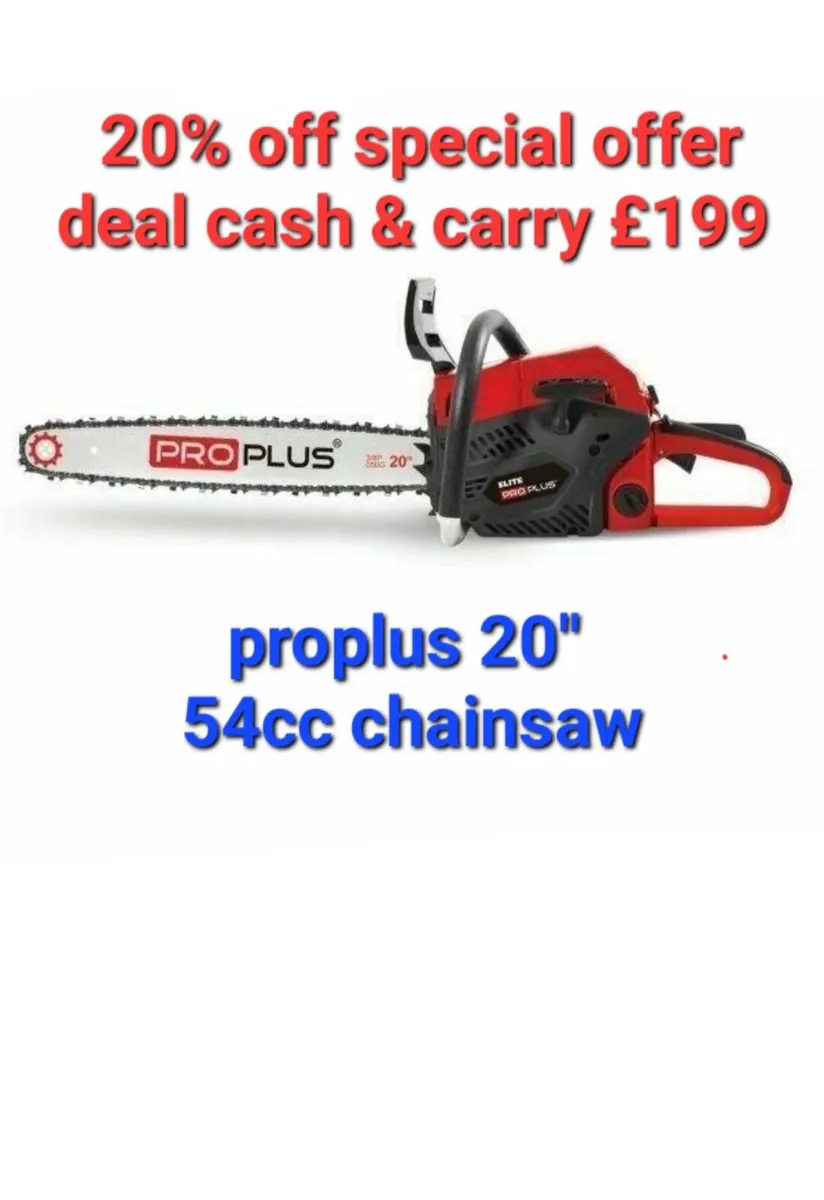 New proplus petrol 20'' 54cc chainsaw - Image 1