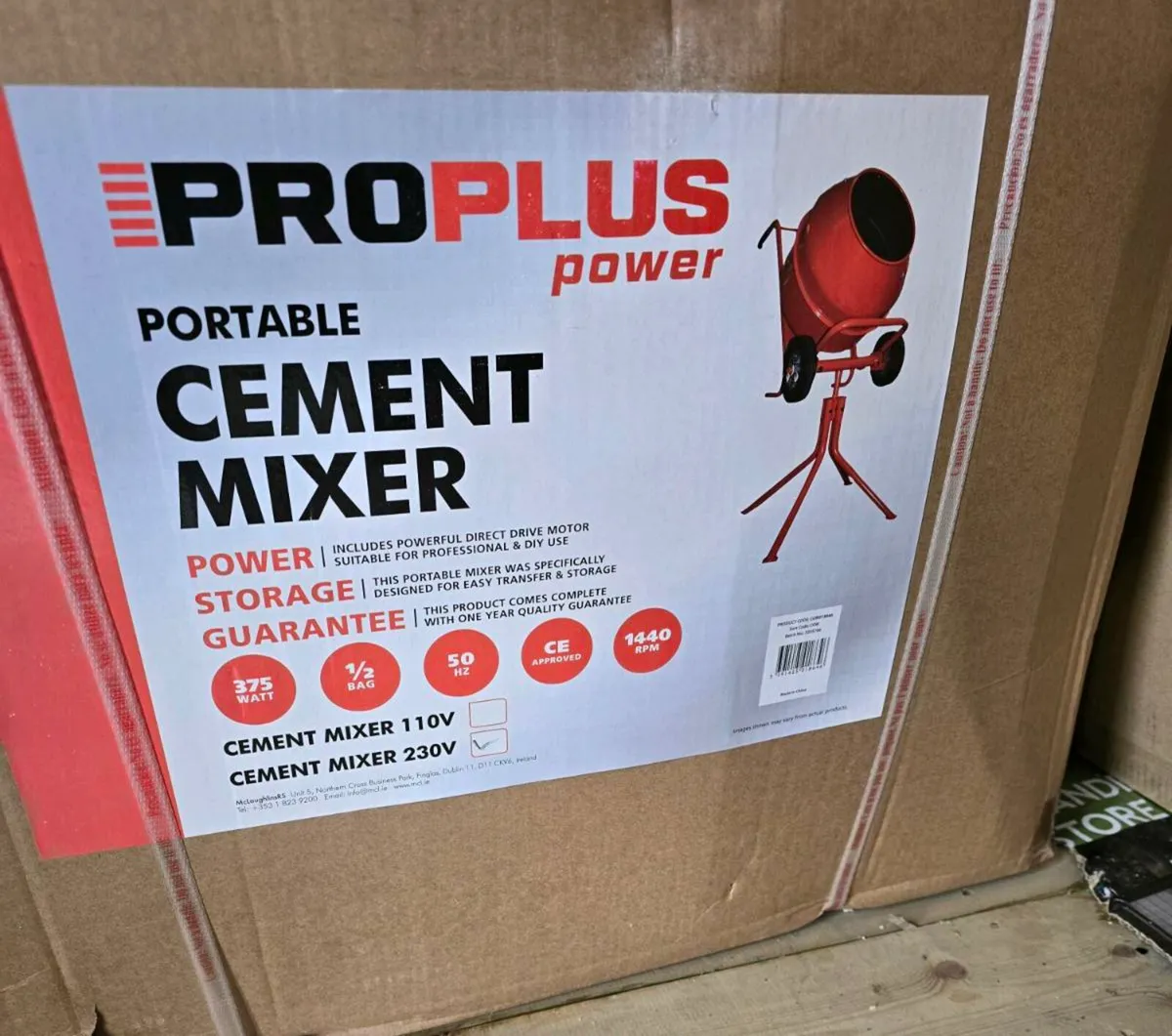 New proplus electric cement mixer - Image 3