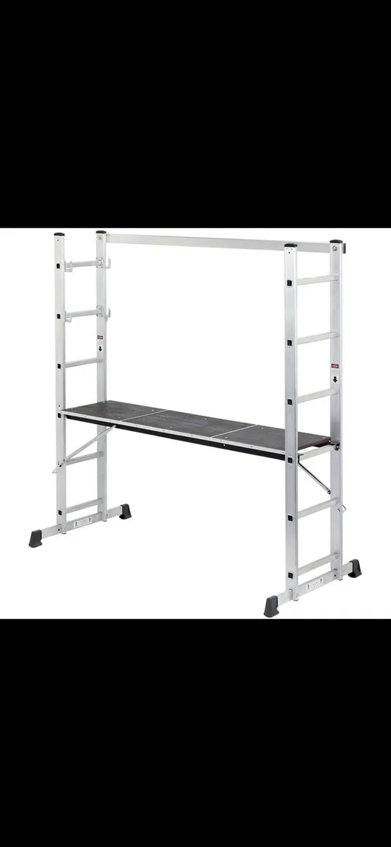 New proplus Scaffold style aluminium step ladder - Image 4