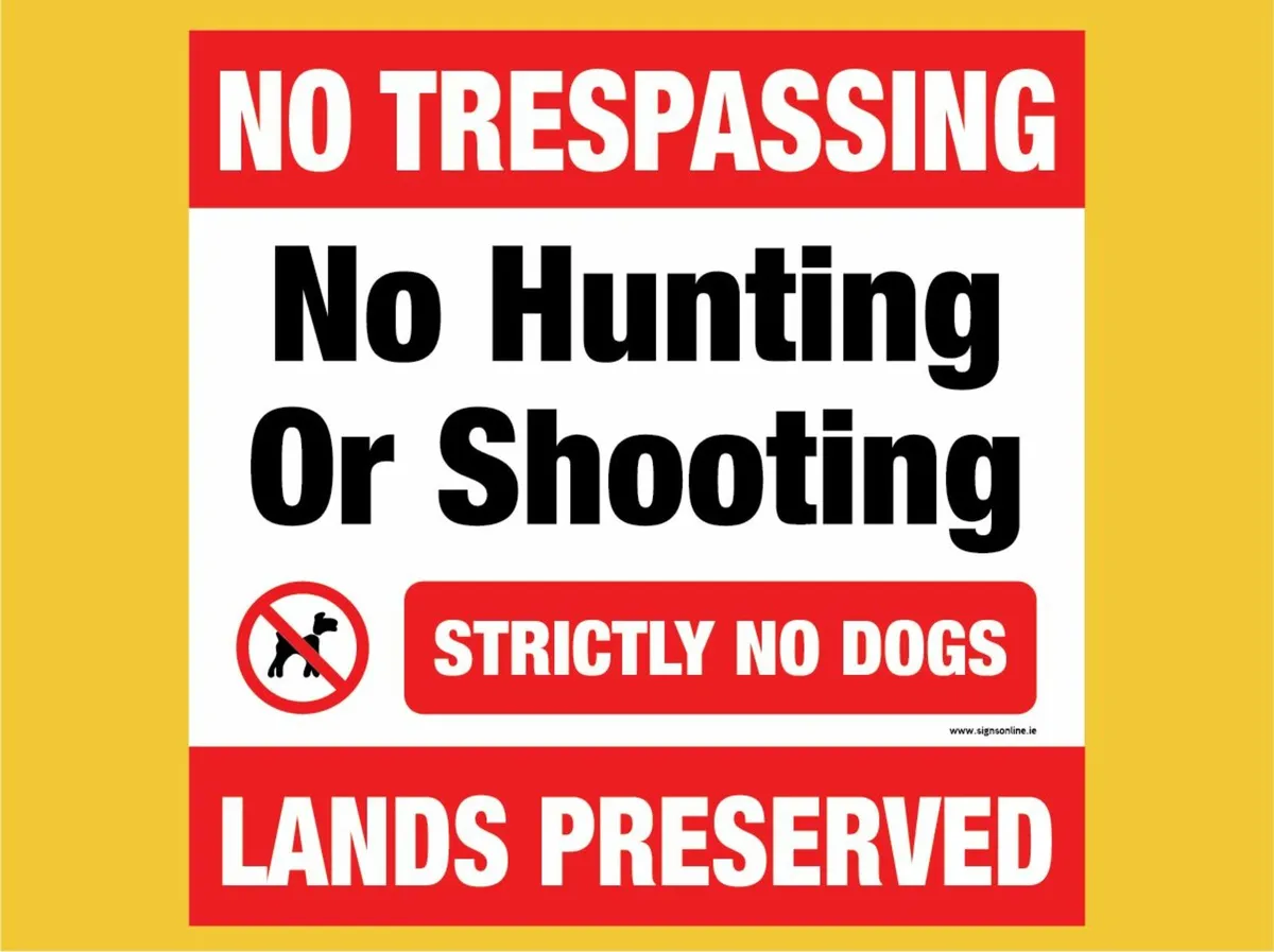 Protect Your Land: No Hunting Signs - Image 2