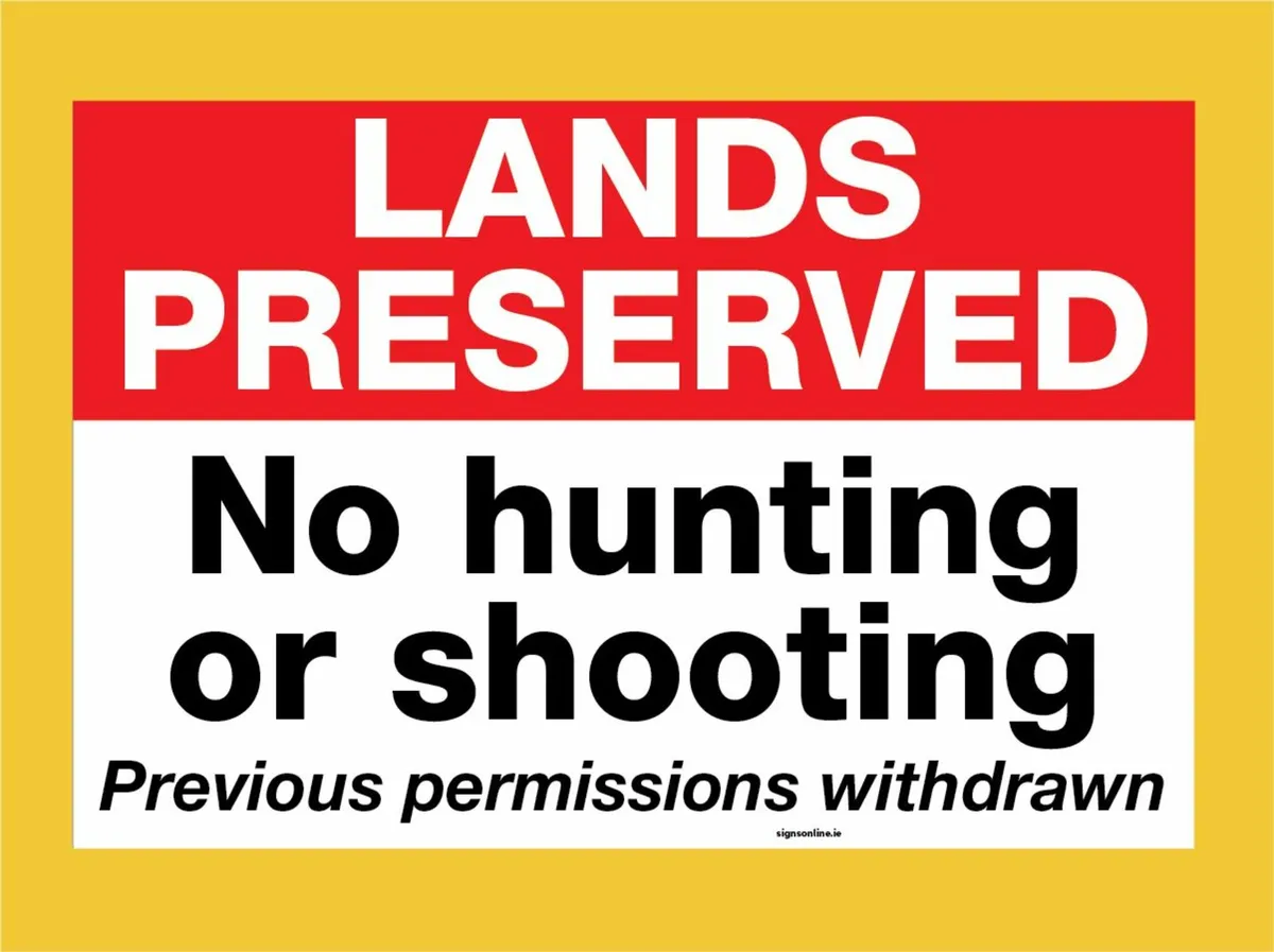 Protect Your Land: No Hunting Signs - Image 4