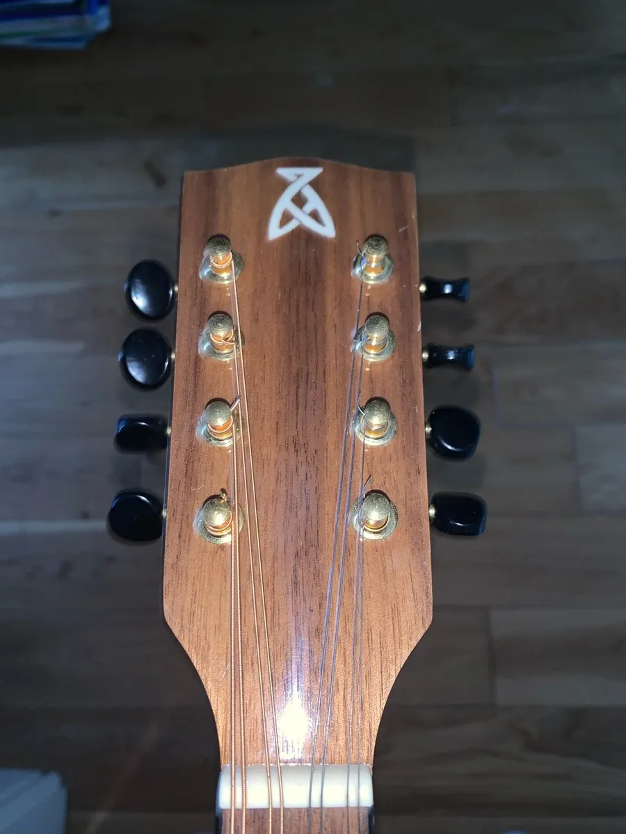 Ashbury Style E Celtic Mandolin, Solid Spruce - Image 3