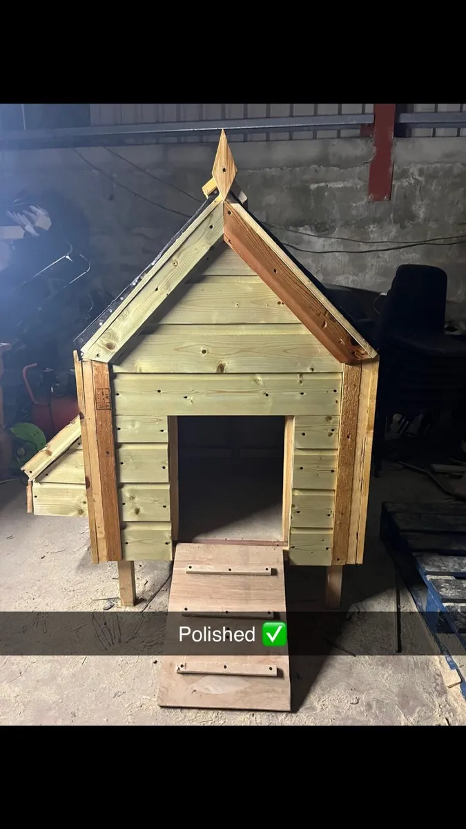 Irish handmade hen house - Image 1