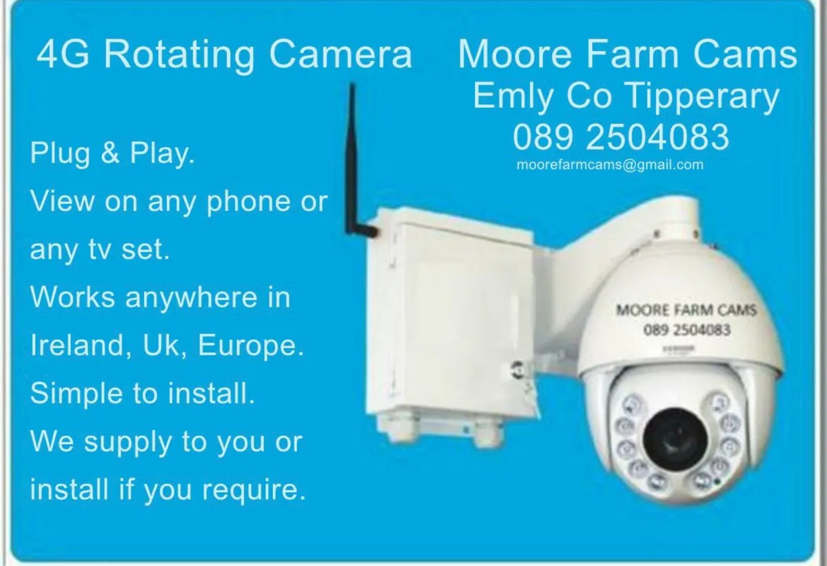 MOORE CALVING & FOALING CAMERAS 4G.  0892504083 - Image 1