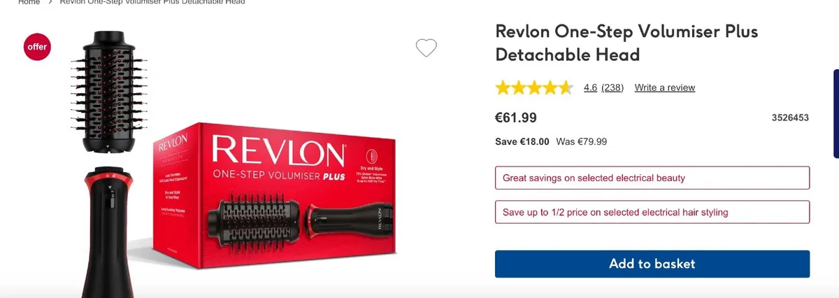 REVLON ONESTEP VOLUMISER - Image 2