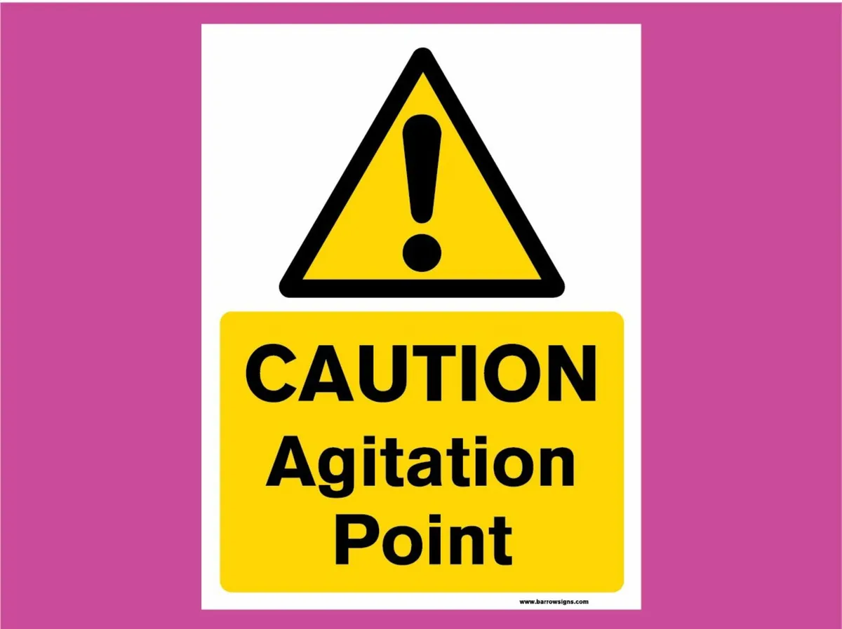 Agitation Point & Slurry Gas Safety Warning Signs - Image 4