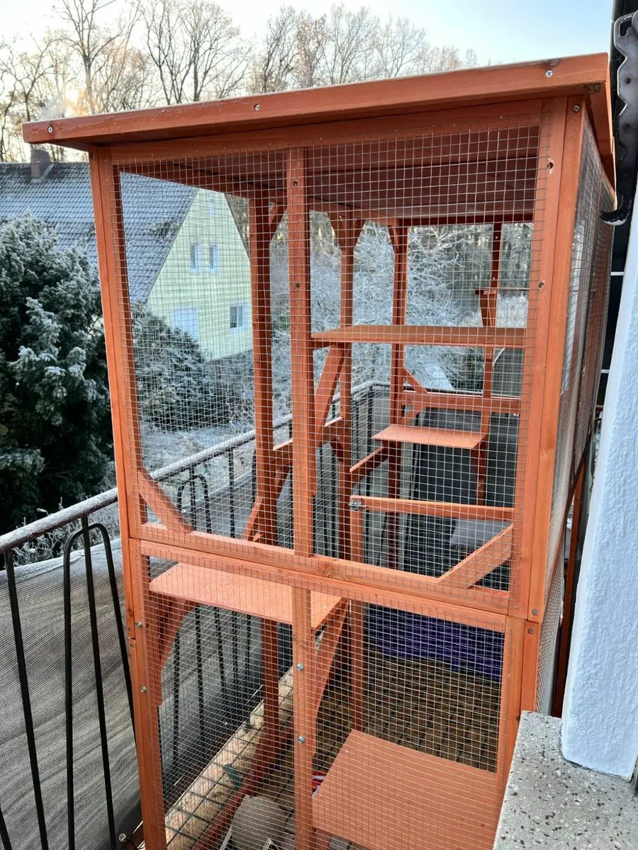 WOODEN OUTDOOR PET PLAYPEN FOR CATS..FREE DELIV - Image 1