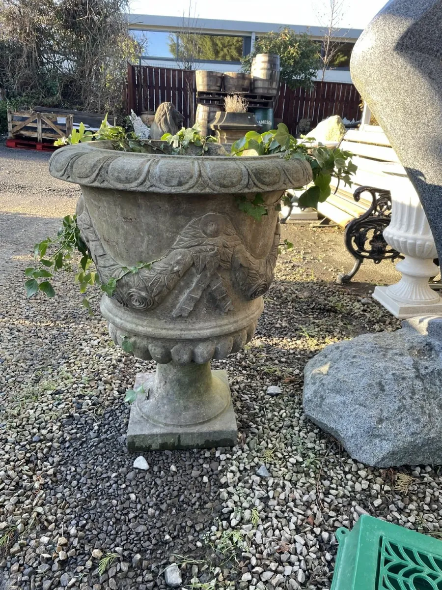 Limestone Urns - Image 1