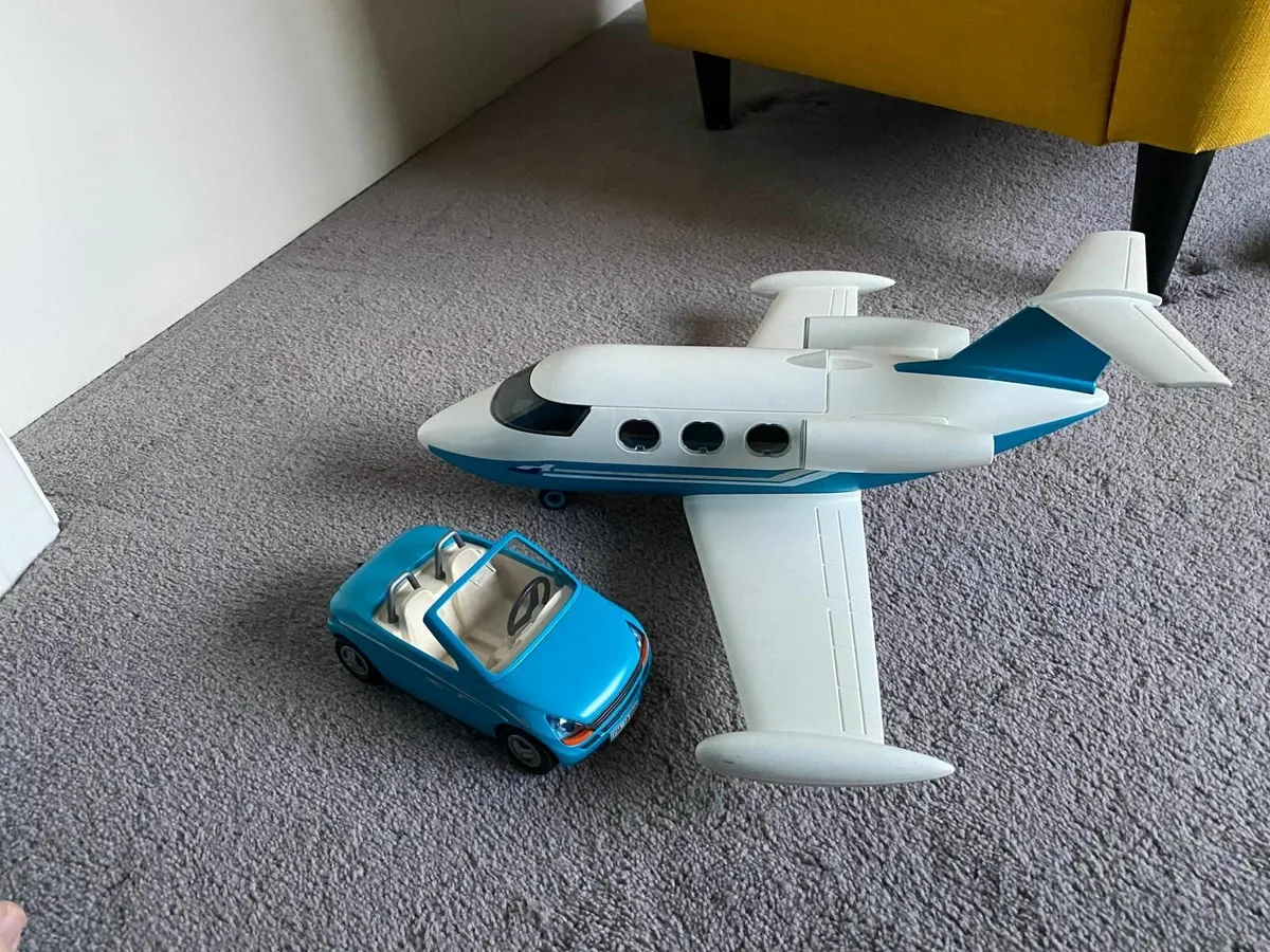 Playmobil Airplane and Car - Image 2
