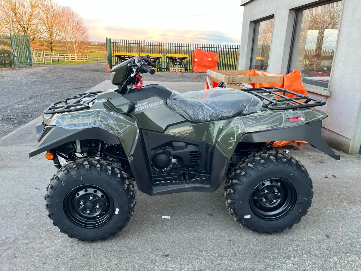 FINANCE DEAL €52 PER WEEK New Suzuki KingQuad 500 - Image 1