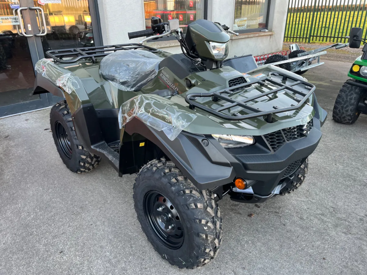 FINANCE DEAL €52 PER WEEK New Suzuki KingQuad 500 - Image 4