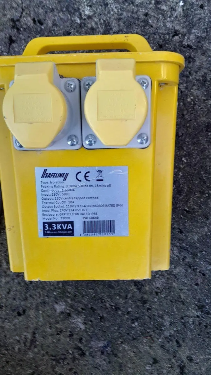 Transformer 110v/3.3 kva in new condition - Image 1
