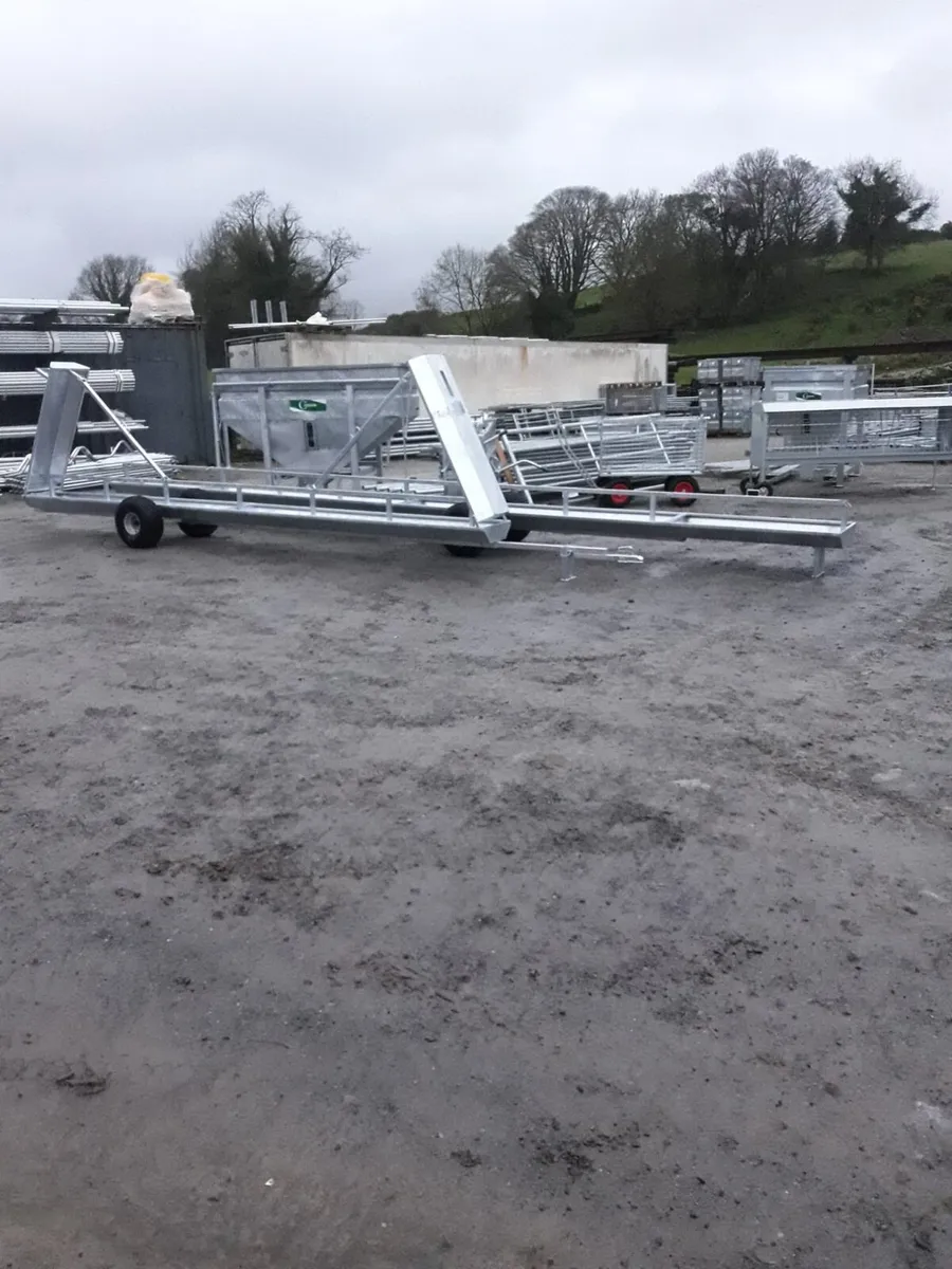30 foot calf troughs , cattle crushes - Image 1