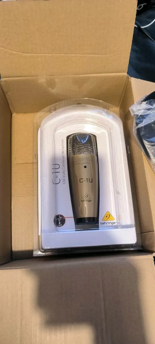 MICROPHONE BEHRINGER C-1U + HOLDER - Image 1