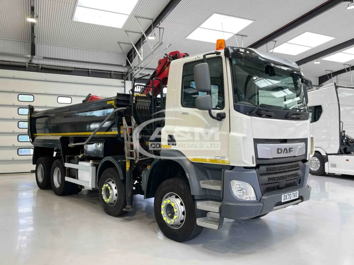 2020 (70) DAF CF 450 TIPPER GRAB 8X4 - Image 1