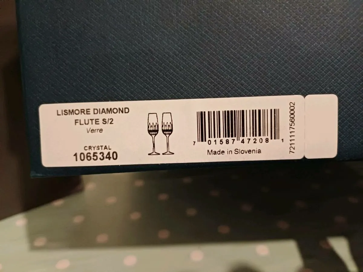 Wedgwood Lismore Diamond Essence Flute Set - Image 4