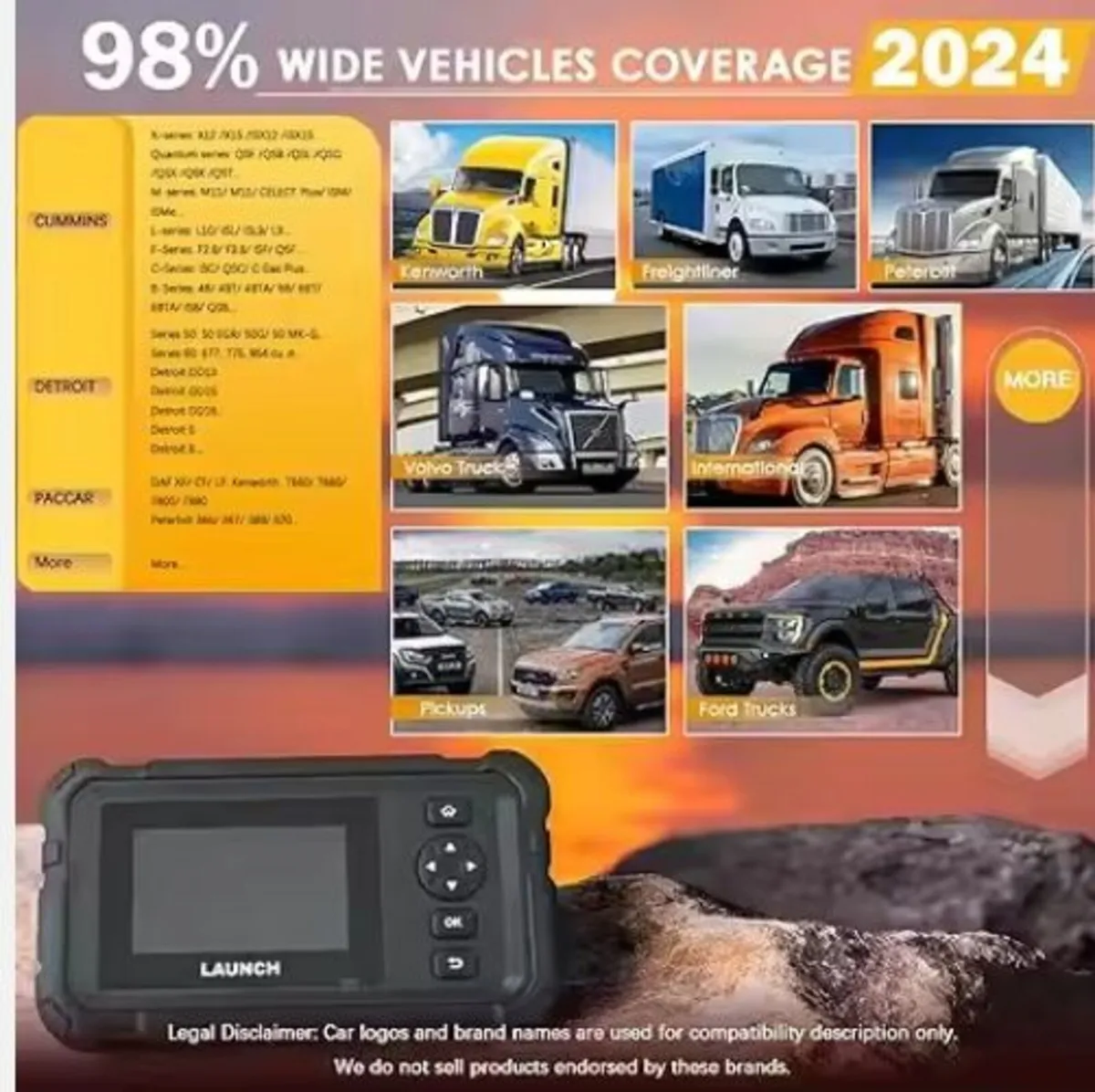 LAUNCH CRP129 HD Vans, Buses and Trucks etc - Image 4