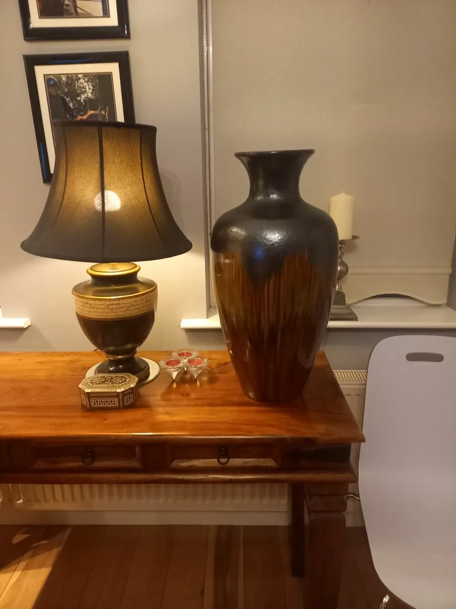 lava/fat glaze floor vase - Image 1