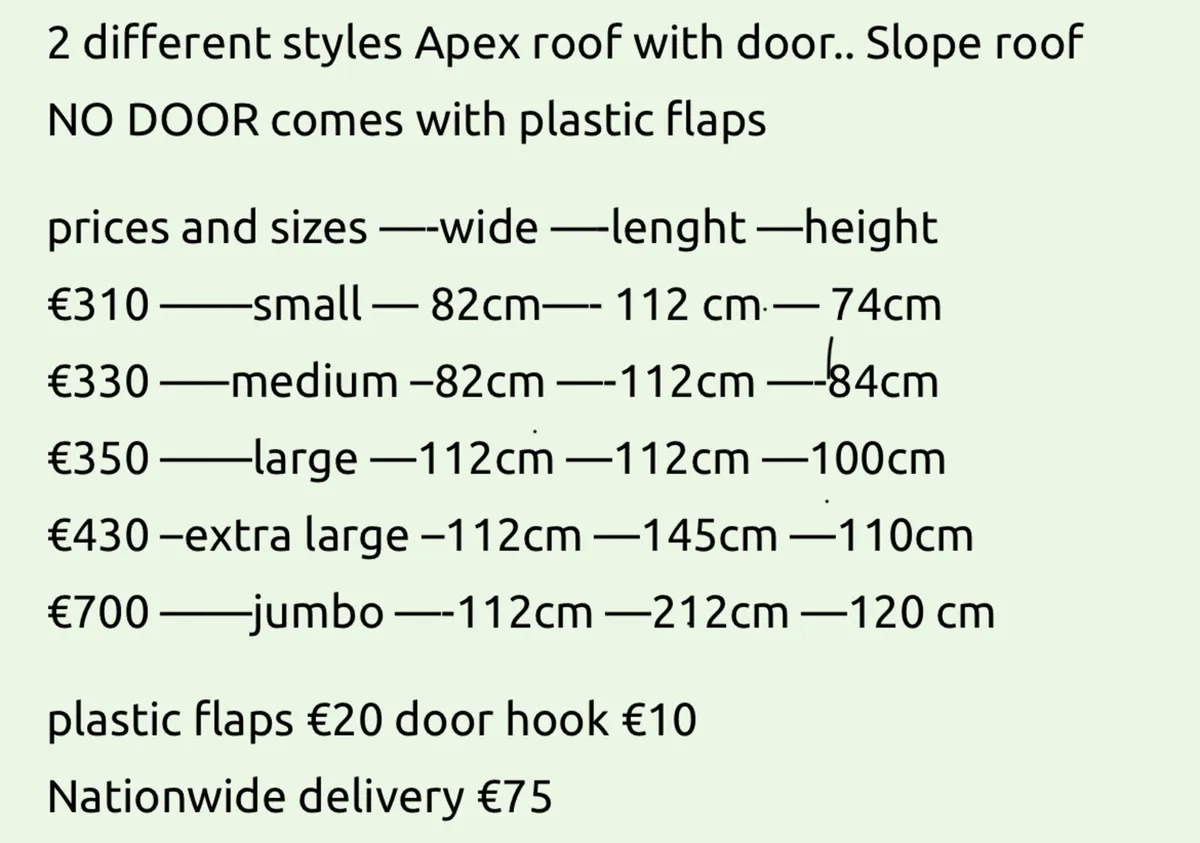 Metal insulated kennels and pens - Image 2