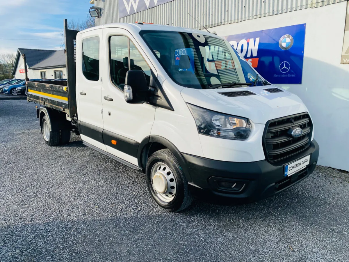 2021 FORD TRANSIT 2.0 TDCI 350 D/C 7 SEAT TIPPER - Image 2