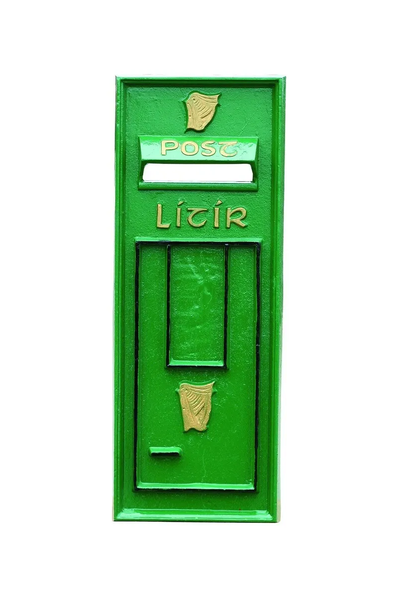 Old style green irish post box - Image 3