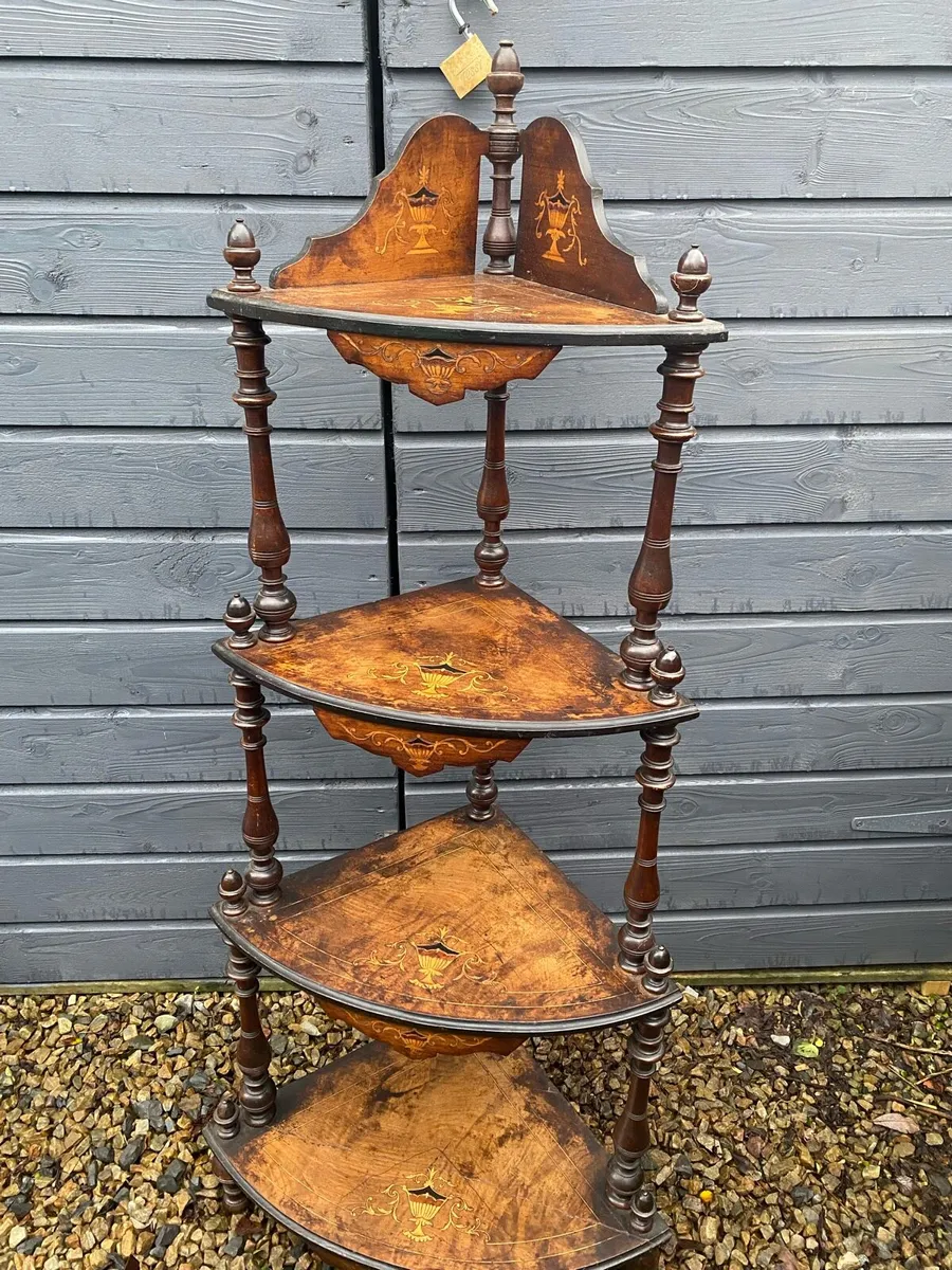 Beautiful Victorian Inlaid whatnot - Image 1