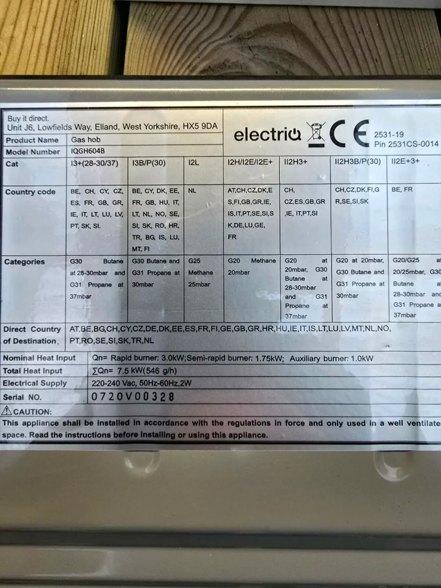 Lpg gas hob - Image 3