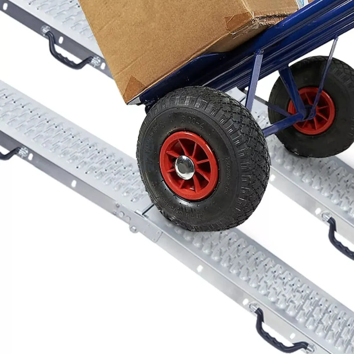 6ft steel folding ramps van quad lawnmower buggy - Image 3