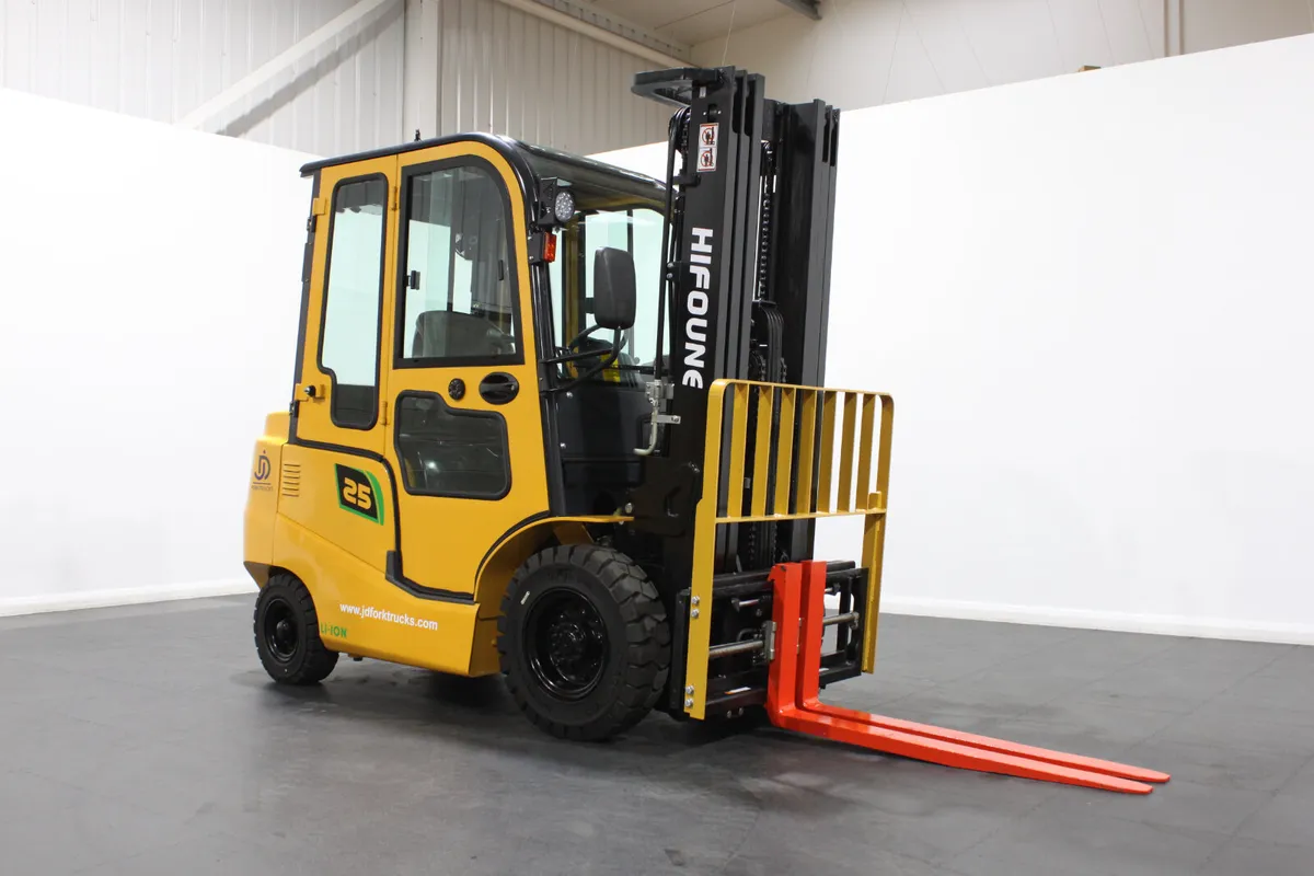 New- HIFOUNE FBL25 –2.5T Lithium Electric Forklift - Image 3