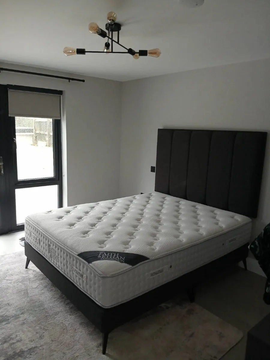 King size bed and headboard. No mattress. - Image 3
