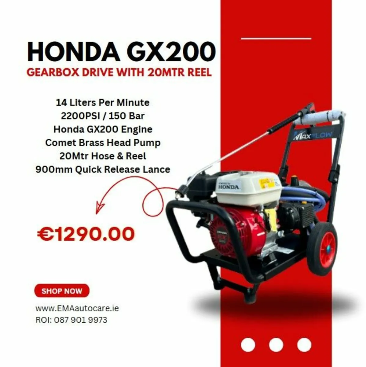 Honda GX200 Petrol Pressure Washers - Image 2