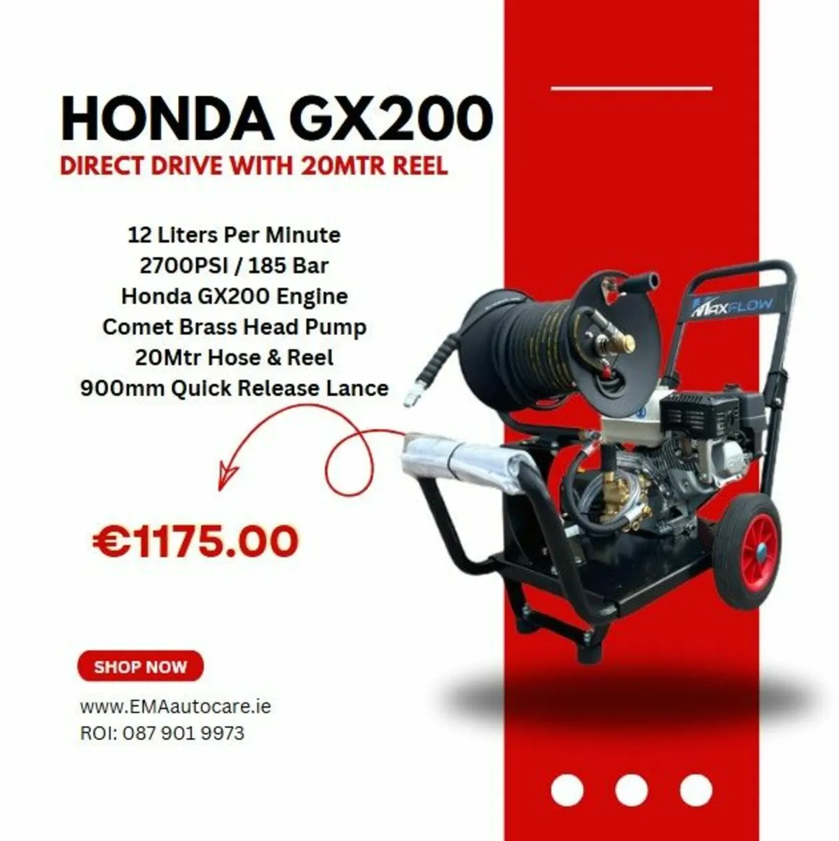 Honda GX200 Petrol Pressure Washers - Image 3