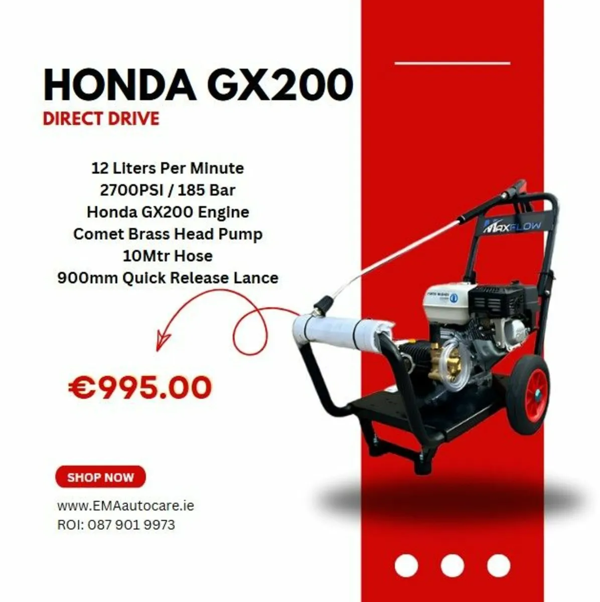 Honda GX200 Petrol Pressure Washers - Image 4