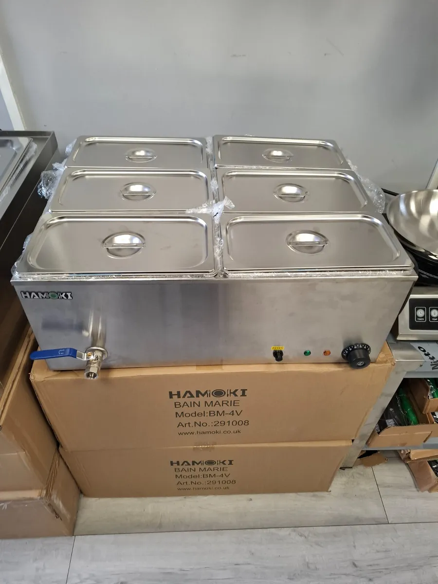 Hamoki 2 Pot Tabletop Wet Bain Marie - Image 1