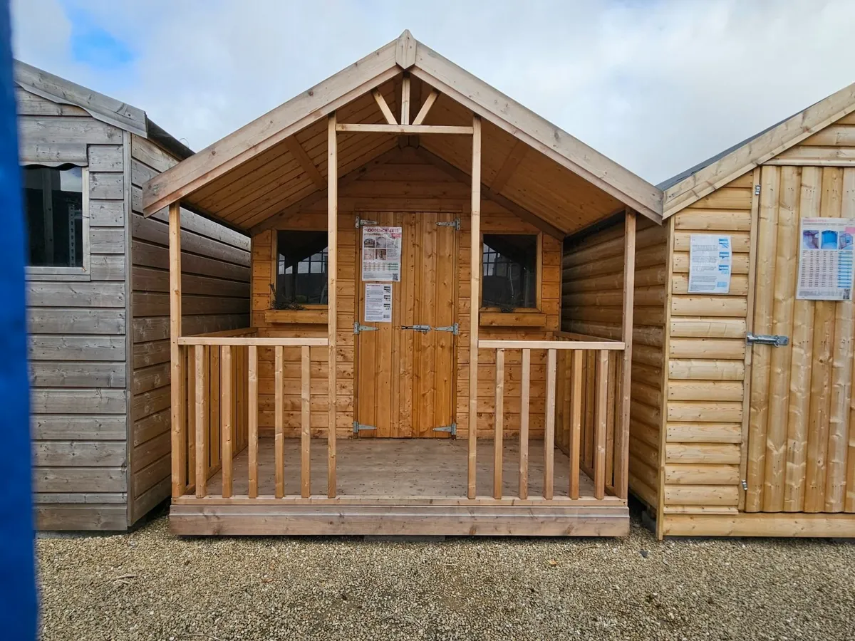 Wooden Chalet Shed - Image 1